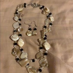 Necklace with earrings